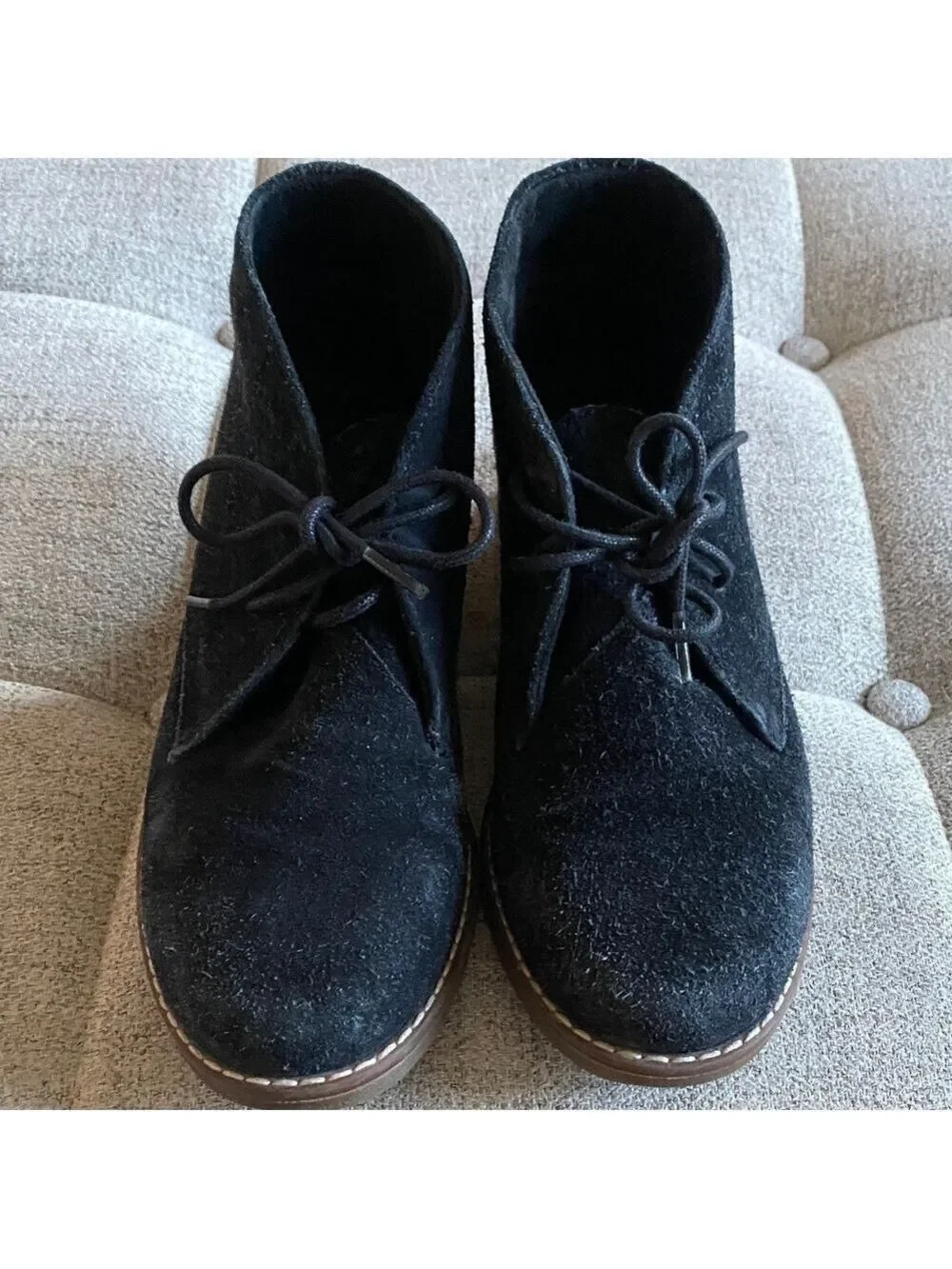 Hush Puppies Mazin Cayto Chukka Boots Women’s 7.5 Black Suede
